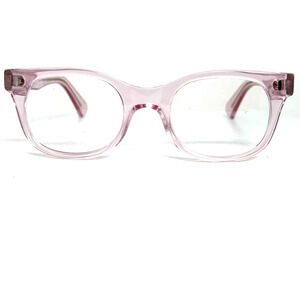 Caddis Eye Appliances Bixby Clear Pink Square Eyeglasses Frames 49-21 145 H18912